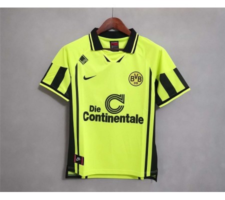 Dortmund 96/97 Home Green Soccer Jersey